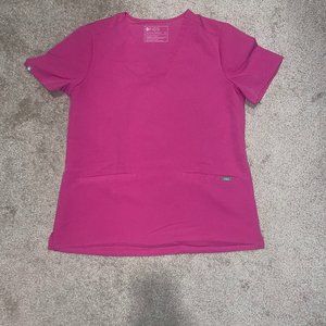Figs: Women's Scrub Top,  Pink, M